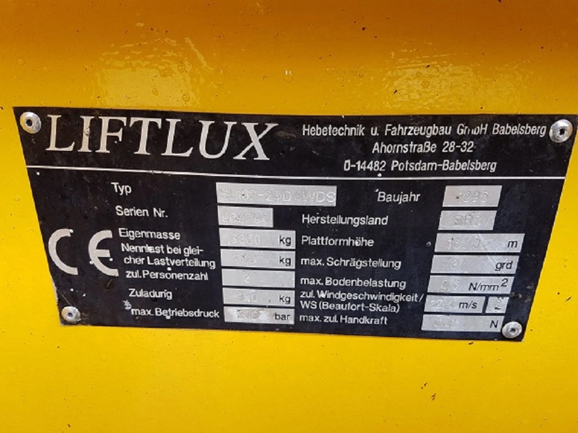 Liftlux SL 205-25 D4WSP Liftlux SL 205-25 D4WSP